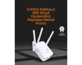 Resim Asiltech Çok Antenli Kablosuz Ağ Kapsama Alanı Genişletici 