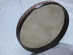 Resim 41 X 5 Cm Animal Skin Bendir Turkish Percussion Frame Drum 