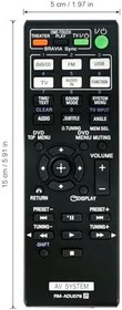 Resim RM-ADU079 RMADU079 Sony DVD Ev Sineması Sistemi ile Uyumlu Uzaktan Değiştirin DAV-DZ730 DAV-DZ175 HBD-DZ170 DAV-DZ330 DAV-DZ170 DAV-DZ171 DAV-DZ340 DAV-DZ740 DAV-TZ2 10 DAV TZ215 DAV-TZ230 DAV-TZ510 