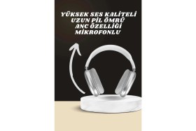 Resim Marsilyan Kulak Üstü P9 Kablosuz Bluetooth Kulaklık ve 7 Kordonlu Akıllı Saat 