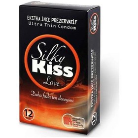 Resim Silky Kiss Love Ekstra İnce Prezervatif 12'li 
