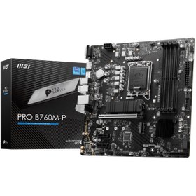 Resim Pro B760M-P Intel B760 Soket 1700 DDR5 6800(OC)MHz mATX Gaming (Oyuncu) Anakart MSI