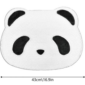 Resim AyrStore Desenli Kedi Tırmalama Tahtası - Yapışkanlı, Duvar/Kapı/Mobilya Uyumlu (Panda) 