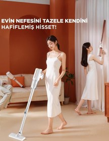 Resim Torima TVC-01 Beyaz Elektirikli Dikey Süpürge 600W Vakum Süpürge 