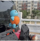 Resim Skycity 16cm Su Püskürten Pokemon Suquirtle Araba Aksesuarı, Renk Farklı Model 