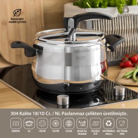 Resim Ambos Amber 6 Lt Düdüklü Tencere - AMB 4509 