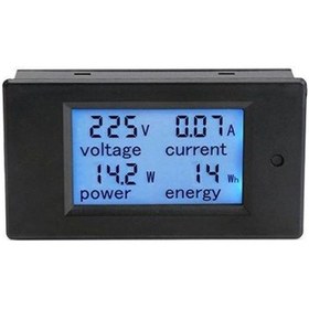 Resim 20a Dc 6.5 100 V Dijital Lcd Çok Fonksiyonlu Multimetre 