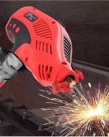 Resim ekinler el aletleri Kırmızı Elektrikli El Tipi İnvertör Arc Kaynak Makinesi (Kırmızı) 