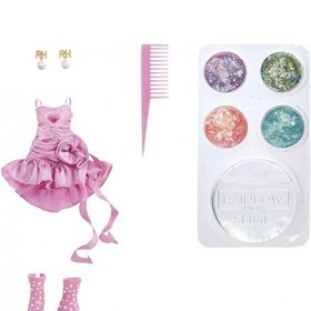 Resim Rainbow High Bella Parker Rainbow Shimmers Slime & Glitter Oyun Seti Bebek Sürpriz Aksesuar Ve Evcil Figürlü 1 Pcs 