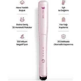 Resim Hector Hd205b 150 W Buharlı Göstergeli Saç Düzleştirici 