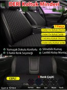 Resim GD Life SsangYong Actyon Sports 2006-2018 - Pikap 7 Parça Full Deri Minder Seti Siyah Dikiş 