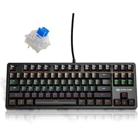 Resim Valkyrie Leaven K870 Blue Switch Mekanik Oyuncu Klavye 