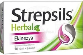 Resim Strepsils Herbal Ekinezya 16 Pastil 
