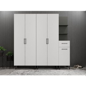 Resim Begonya Portmanto Vestiyer Ayakkabılık Fb -montaj Dahil 200 Cm 