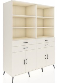 Resim Kronos Gardrop 8 Raflı 4 Çekmeceli 4 Kapaklı 176x59x221 Aytaşı-aytaşı Aytaşı 