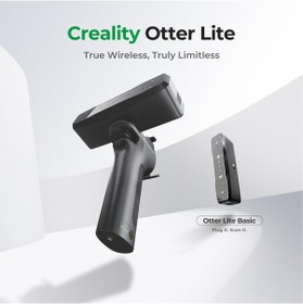 Resim Creality Otter Lite Basic 3d Tarayıcı, 0,05mm Hassasiyet, Yenilikçi Dört Gözlü Tasarım, Her Boyuta Uygun, 30fps, One-shot3d, Doe3d Yapılandırılmış Işık Teknolojisi 