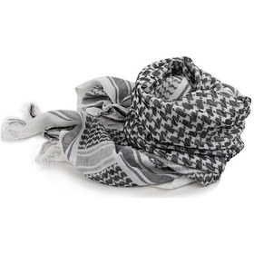 Resim Novahub Beyaz Airsoft Askeri Kalınlaşmak Müslüman Başörtüsü Çok Fonksiyonlu Taktik Eşarp Şal Arapça Keffiyeh Eşarplar Beyaz 