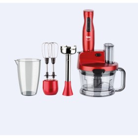 Resim Fakir Mutfak Robotu Seti Çok Amaçlı Blender Set Kırmızı 