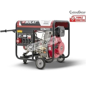 Resim Bolat Td-7500 Dizel Marşlı Jenaratör 7.5 Kwa Trifaze 