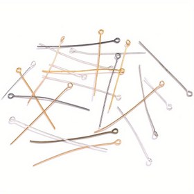 Resim 200 adet 50mm Çinko Alaşım Baş İğneleri, Çeşitli Renklerde 9 Şekilli Boş Tasarım - DIY Takı Yapımı & El Sanatları Aksesuarları için İdeal, Takı Yapım Malzemeleri 