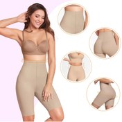 Resim MİSTİRİK Anoky Model Dikişsiz Basen Ve İç Bacak Toparlayıcı Spor Şort Ten Renk 