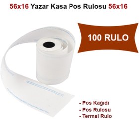 Resim Özpa Rulo&Etiket Ingenico Ide280 Yazar Kasa Pos Rulosu 100 Adet 