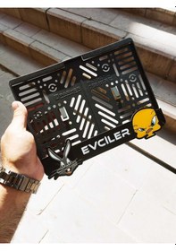 Resim Motorsiklet Plakalık Bugs Bunny Lazer Kesim Pleksi Plakalık Kişiye Özel Plakalık Uyumlu 