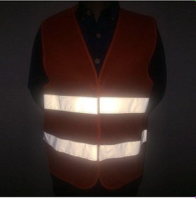 Resim Vatan Trafik Turuncu Reflektörlü Motosiklet Scooter Ikaz Yeleği 