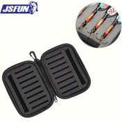 Resim JSFUN Lure Depolama Çantası saç tokası ile, Balıkçılık Ekipmanları için EVA Bait Çantası, Küçük Aksesuar Aracı Çantası, Lure'ler Dahil Değildir. 