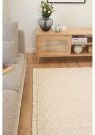 Resim Kaşmir Halı 7/24 Iskandinav Zade 100 x 300 CM Salon Mutfak Halısı Yolluk Kilim 