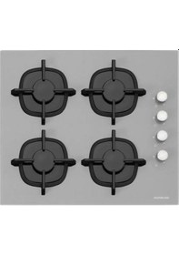 Resim Silverline BO65E4S01 - CS5343S01- 3420 Classy Gri Cam Ankastre Set 