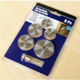Resim abnturk 6 Pcs Her Malzemeyi Kesen Yüksek Hız Çeliği Dairesel Testere Seti 