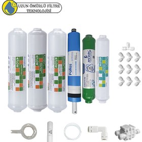 Resim Pemax Water Solutions Purefer Kapalı Kasa Su Arıtma Cihazlarına Sertifikalı 6'lı Pallas Mebran Alkalili 