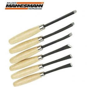 Resim Mannesmann 690-Ex 160 Ahşap Oyma Bıçak Seti (6 Parça) 