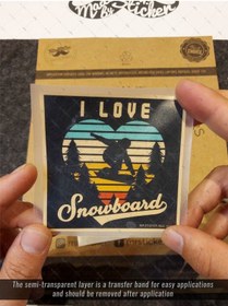 Resim Bay Etiket Hbgbdl4 Snowboard Sticker Seti 5 Parca 