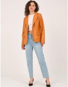 Resim Basics&more Kadın Deri Ceket B2020 Camel 
