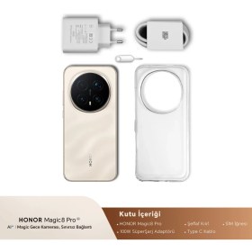Resim Honor Magic 8 Pro TR Garanti | 512 GB 12 GB Sarı 