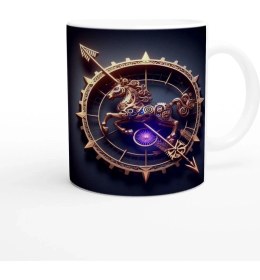 Resim Yay Burcu Baskılı Kahve Kupası - Zamanın Çarkları Astroloji Mekanizması Vs1 