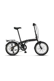 Resim Genel Markalar 2036 FOLDING KATLANIR BİSİKLET V 20 JANT 6 VİTES BLACK ANTRACİTE GOLD 