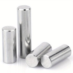 Resim 304 Paslanmaz Çelik Dövme Çivisi Raf Destek Çivi - Silindirik, Gümüş Tonu, M2-M6 Çap, 5-40mm Uzunluk, Raf ve Dolaplar için Dayanıklı Metal Çubuk, Raf Birimi|Silindirik Çivi|Paslanmaz Çelik Yapı, Raf Destek Çivileri 