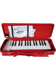 Resim Logon Melodika 32 Tuşlu Klavyeli Kırmızı Kırmızı 