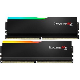 Resim G.skill Ripjaws M5 Rgb F5-6000j3636f16gx2-rm5rk 32gb 2x16gb Ddr5 6000mhz Cl36 Masaüstü Bellek 