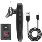 Resim Yaozixa Bluetooth Walkie-talkie Kulaklığı - Baofeng Uv-5r/uv-82, Kenwood 2-pin K Uyumlu, El Serbest, Usb-c Şarj, Güçlü Batarya 