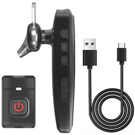 Resim Yaozixa Bluetooth Walkie-talkie Kulaklığı - Baofeng Uv-5r/uv-82, Kenwood 2-pin K Uyumlu, El Serbest, Usb-c Şarj, Güçlü Batarya 