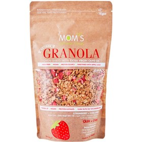 Resim MOM'S NATURAL FOODS Çilek & Chia Granola 360g 