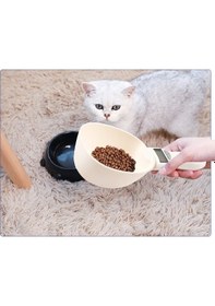 Resim Besthome1 Evcil Hayvan Mama Ölçüm Kaşığı - Elektronik Tartı, 5 Ölçü Birimi, Su Geçirmez Ekran, Dayanıklı Abs Malzeme 