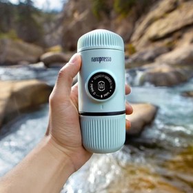 Resim Wacaco Nanopresso Manuel Espresso Makinesi, Buz Mavisi 