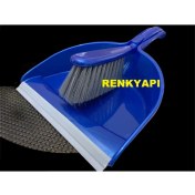 Resim Renk Yapı Rüyası Renk Yapı Mavi̇ Faraşli Set El Temi̇zli̇k Firçasi Kürek Büyük Firçali Deri̇n Hazneli̇ Süpürge Plasti̇k 