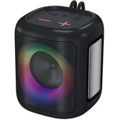 Resim Springsun A80 Taşınabilir Açık Hava Bt Hoparlör Su Geçirmez Rgb Nefes Işık Subwoofer Taşınabilir Kablosuz Küçük Hoparlör 