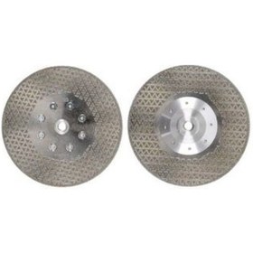 Resim Elektrolize Elmas Testere Çift Yüzey Kaplı M14 Flanşlı 125 Mm 